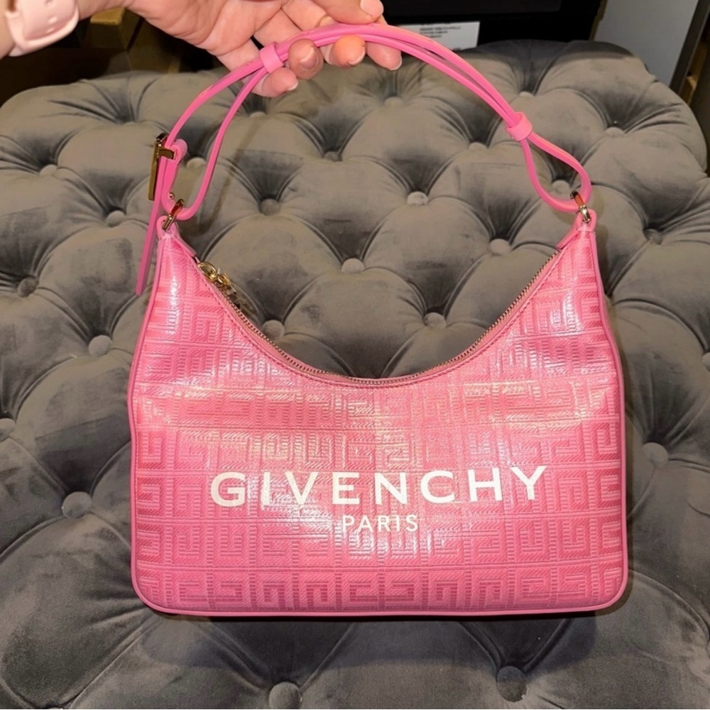 Givenchy Small Moon Cut Out Bag Bright Pink